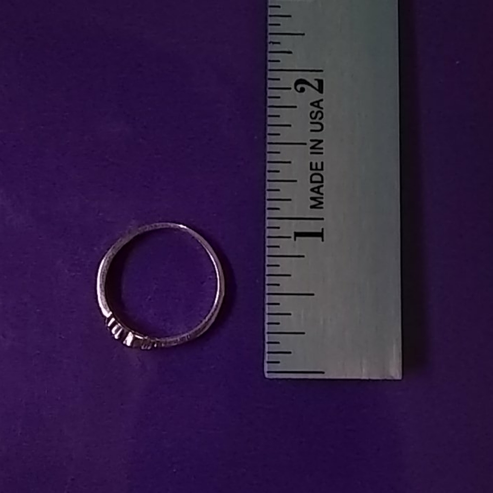 Heart Gems 925 Solid Silver Ring - image 6